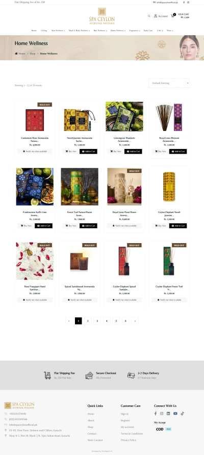 Ecommerce Website Development for Spaceylon 11