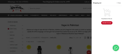 Woocommerce Website Development for Rockstar Vapor 3